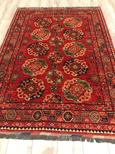 Pakistan Tribal Hand Knotted Wool 5x7