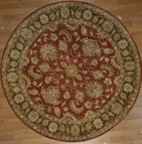 India Jaipur Hand Knotted Wool 8X8