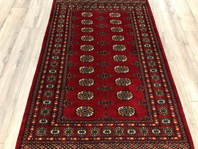 Pakistan Bokhara Hand Knotted wool 4x6