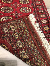 Pakistan Bokara Hand Knotted Wool 3x13