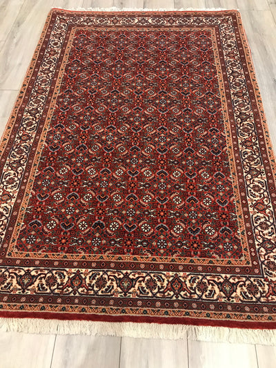 India Bidjar Hand Knotted Wool 4x6