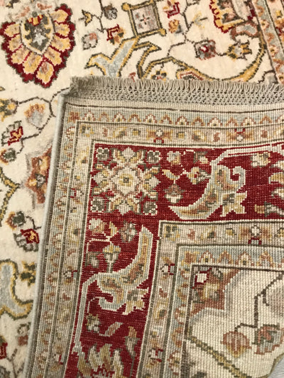 India Ziegler Hand Knotted Wool 4x6