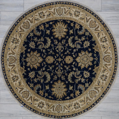 India Ziegler Hand Knotted Wool 6x6