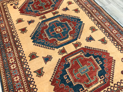 Pakistan Kazak Hand Knotted Wool 7x9