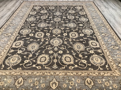 Pakistan Ziegler Hand Knotted Wool 9x12