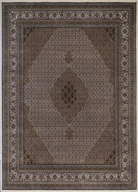 India Tabriz Mahi Hand Knotted Wool & silk 8x10