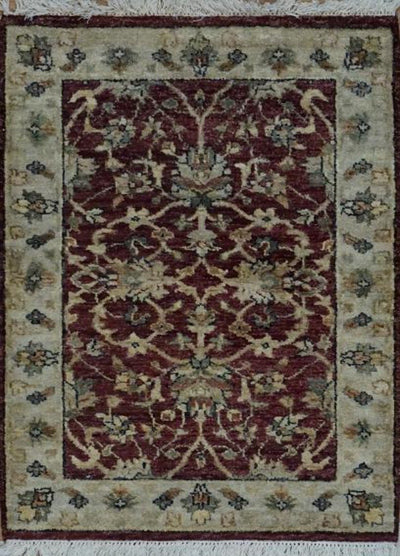 India Chobi Hand Knotted Wool 2x3