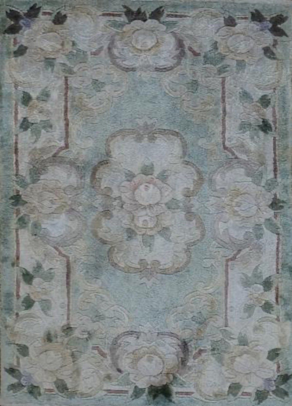 China Aubusson Hand Knotted Art Silk  2x3