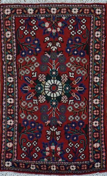 Persian Hamedan Hand Knotted Wool 2x3