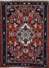 Persian Hamedan Hand Knotted Wool  2x3