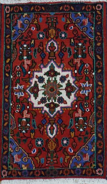 Persian Hamedan Hand Knotted Wool  2x3