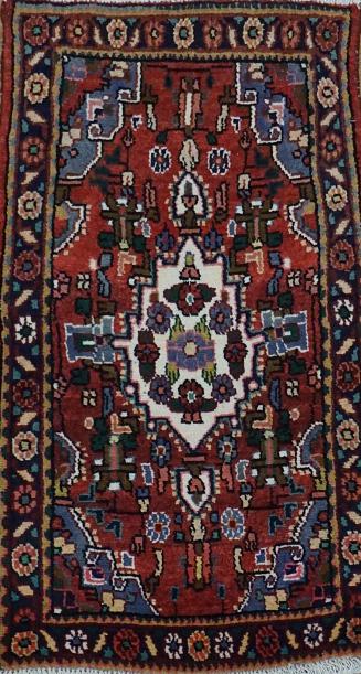 Persian Hamedan Hand Knotted Wool  Rug  2x3