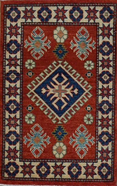 Pakistan Kazak Hand Knotted Wool  2x3