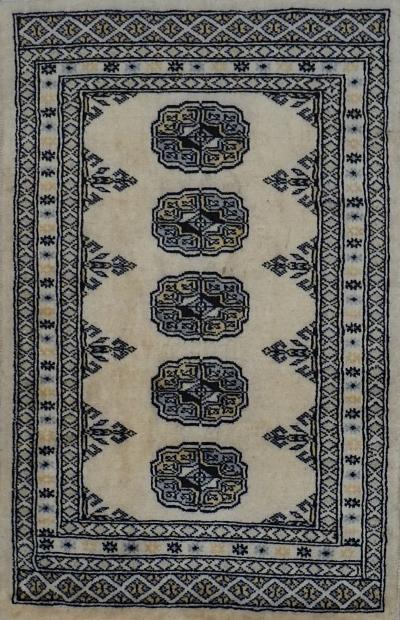 Pakistan Bokhara Hand Knotted Wool 2x3