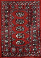 Pakistan Bokhara Hand Knotted wool 2x3