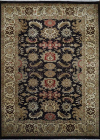 Indian Jaipur Hand Knotted Wool  6X9