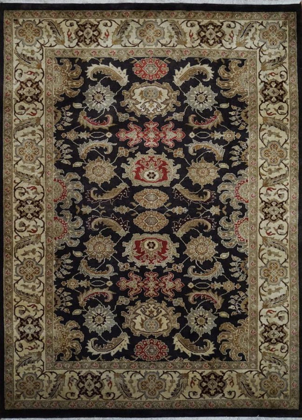 Indian Jaipur Hand knotted Wool  6X9