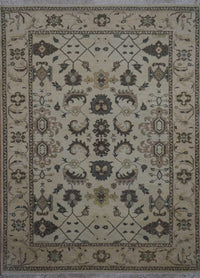 India Mahal Hand Knotted Wool 6X9