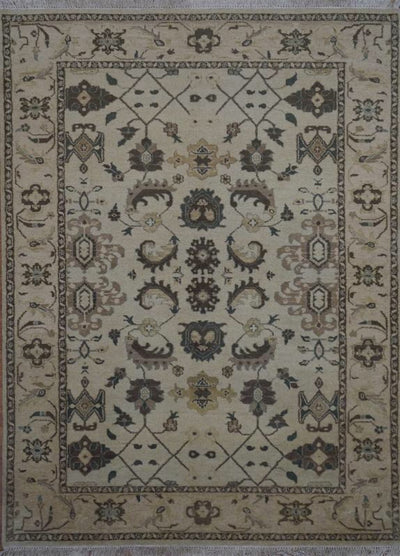 India Mahal Hand Knotted Wool 6X9