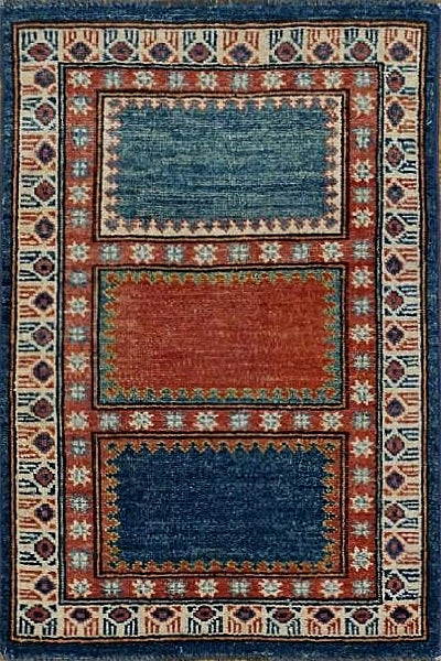 Pakistan Kazak Hand Knotted Wool 2x3