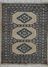 Pakistan Bokhara Hand Knotted Wool 2x3