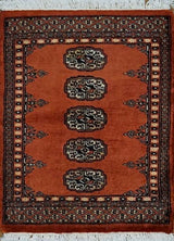Pakistan Bokhara Hand Knotted Wool 2x3