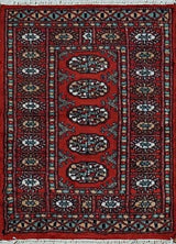 Pakistan Bokhara Hand Knotted Wool 2x3