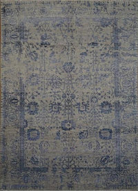 India Brookhaven Collection Hand Knotted Wool & Silk  6x9