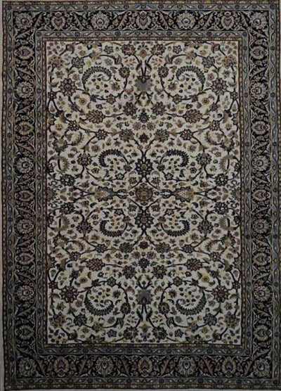 India Kashan Hand knotted Wool 6x9