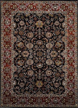 India Jaipur Hand Knotted Wool 6x9