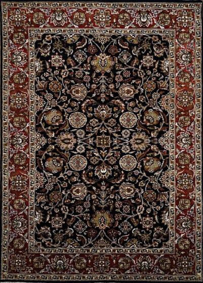 India Jaipur Hand Knotted Wool 6x9