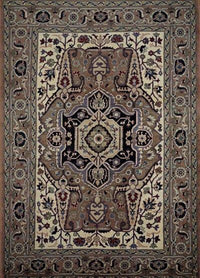 Pakistan Ouzbak Hand Knotted Wool 6x9