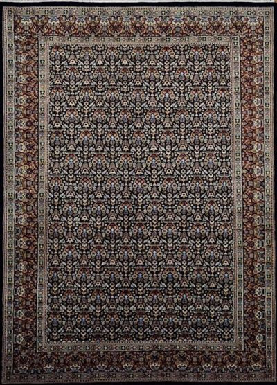 India Jaipur Hand Knotted Wool 6x9