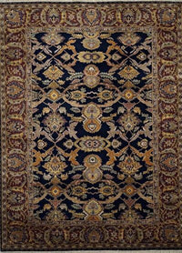 India Jaipur Hand Knotted Wool  6x9