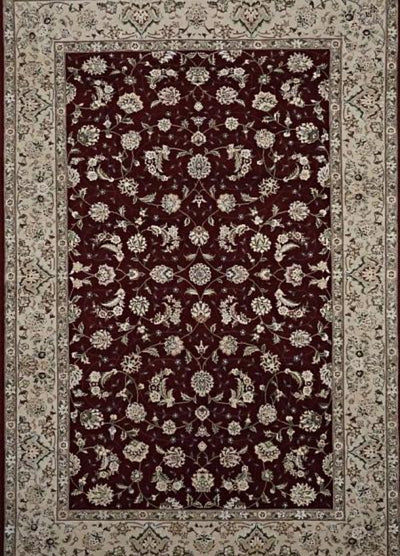 China Tabriz Hand Knotted Wool & Silk 6x9