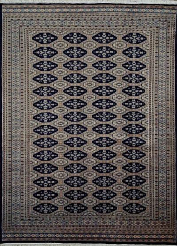 Pakistan Bokhara Hand Knotted Wool  6x9