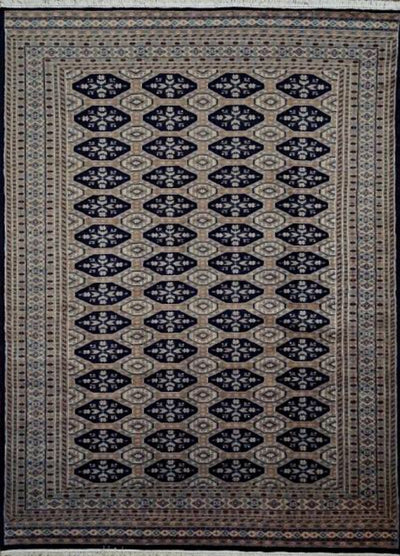 Pakistan Bokhara Hand Knotted Wool 6x9