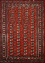 Pakistan Bokhara Hand Knotted Wool  6x9