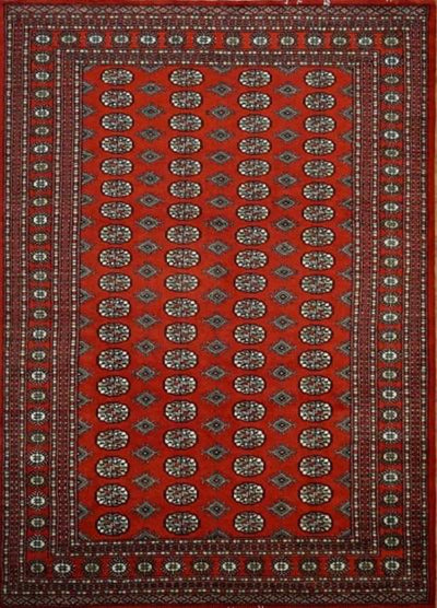 Pakistan Bokhara Hand Knotted Wool  6x9