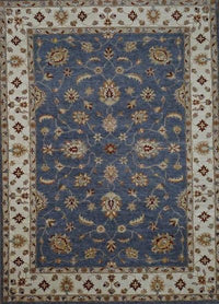 India Ziegler Hand Knotted  Wool 6x9