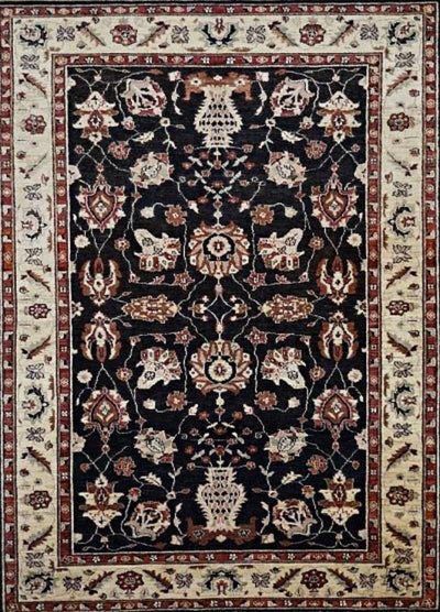 Pakistan Chobi Peshawar Hand Knotted Wool  6x9