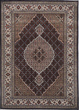 India Tabriz Mahi Hand Knotted Wool & silk 4x6