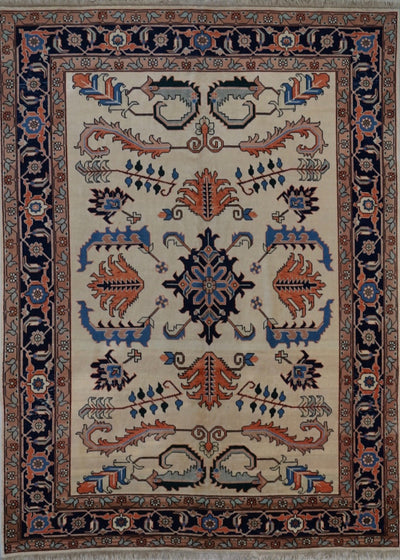 Persian Heriz Hand Knotted Wool 8X10