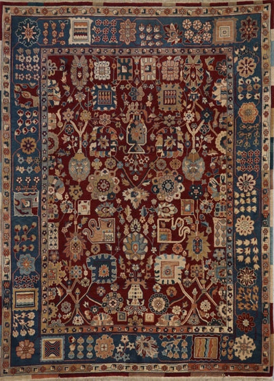 India Mahal Hand Knotted Wool 8X10