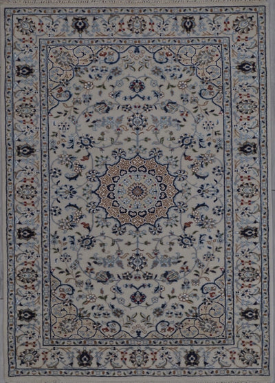 India Nain Hand Knotted Wool & Silk 3x5