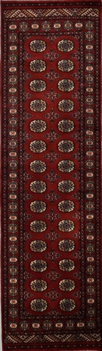 Pakistan Bokhara Hand Knotted Wool 3X8