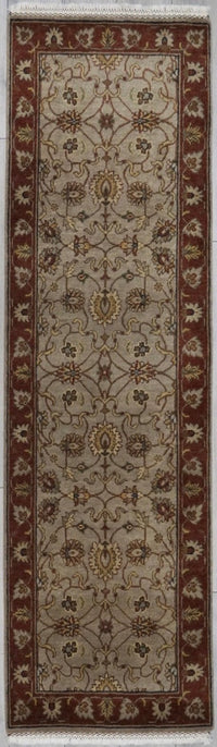 India Luxor Hand Knotted Wool 3x8